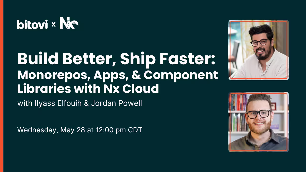 Build Better, Ship Faster: Monorepos, Apps, & Component Libraries with Nx Cloud